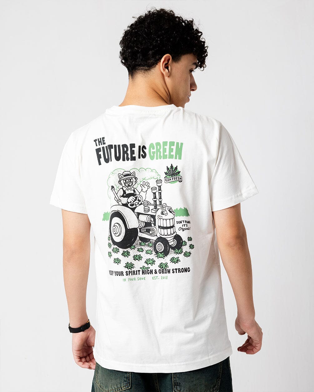 Future Is Green Regular Tee Printed Regular Tees IN YOUR SHOE 