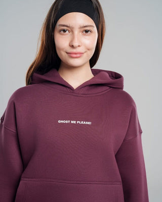 Ghost Me Please Boxy Hoodie Boxy Hoodies IN YOUR SHOE L 