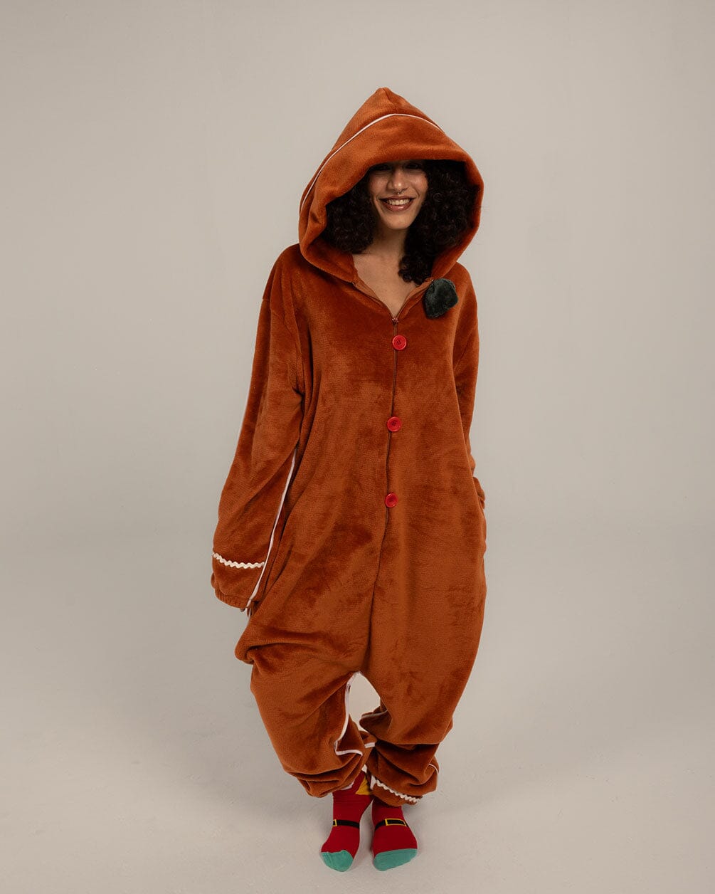 Gingerbread Onesie Onesies IN YOUR SHOE 