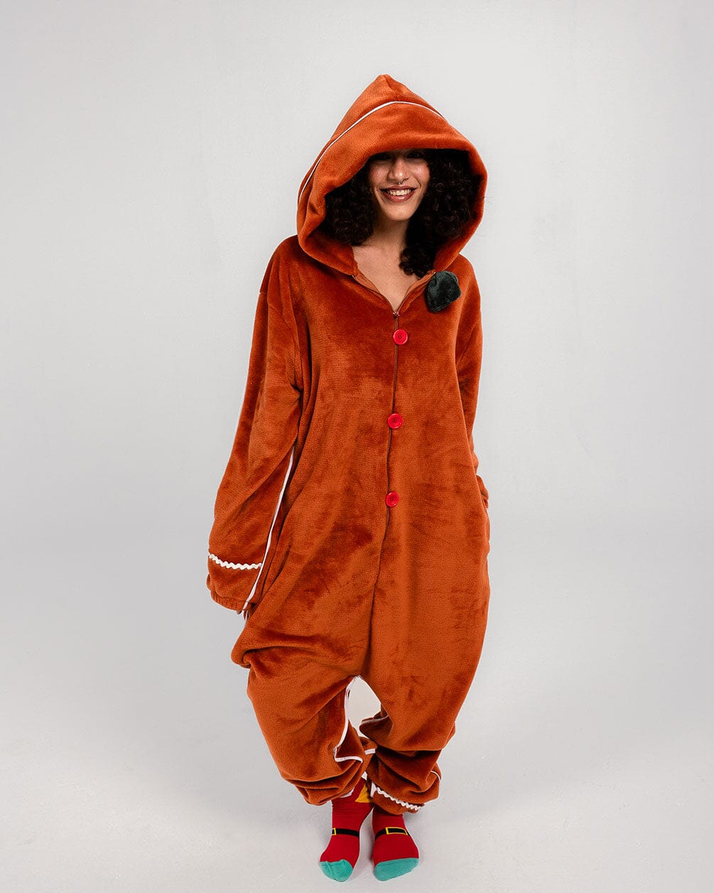 Gingerbread Onesie Onesies IN YOUR SHOE S-M 