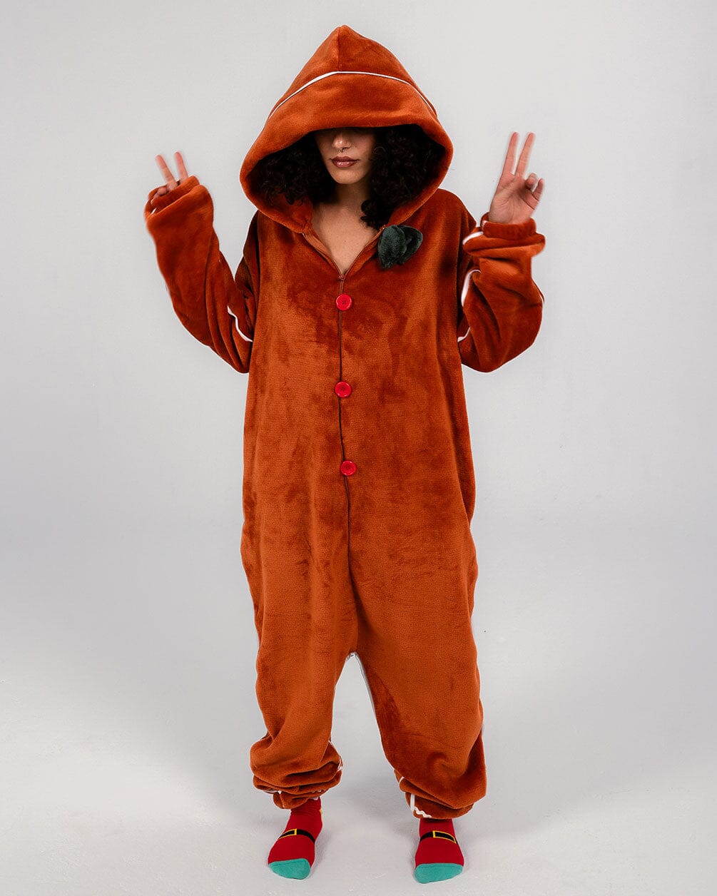 Gingerbread Onesie Onesies IN YOUR SHOE 