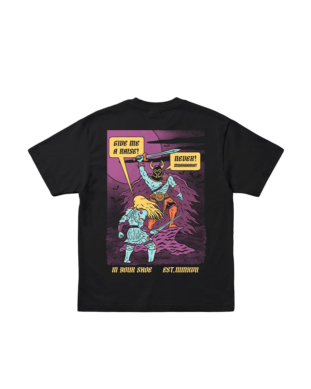 Give Me A Raise Oversized Tee Printed Oversized Tees IN YOUR SHOE 