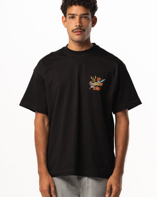 Give Me A Raise Oversized Tee Printed Oversized Tees IN YOUR SHOE L 