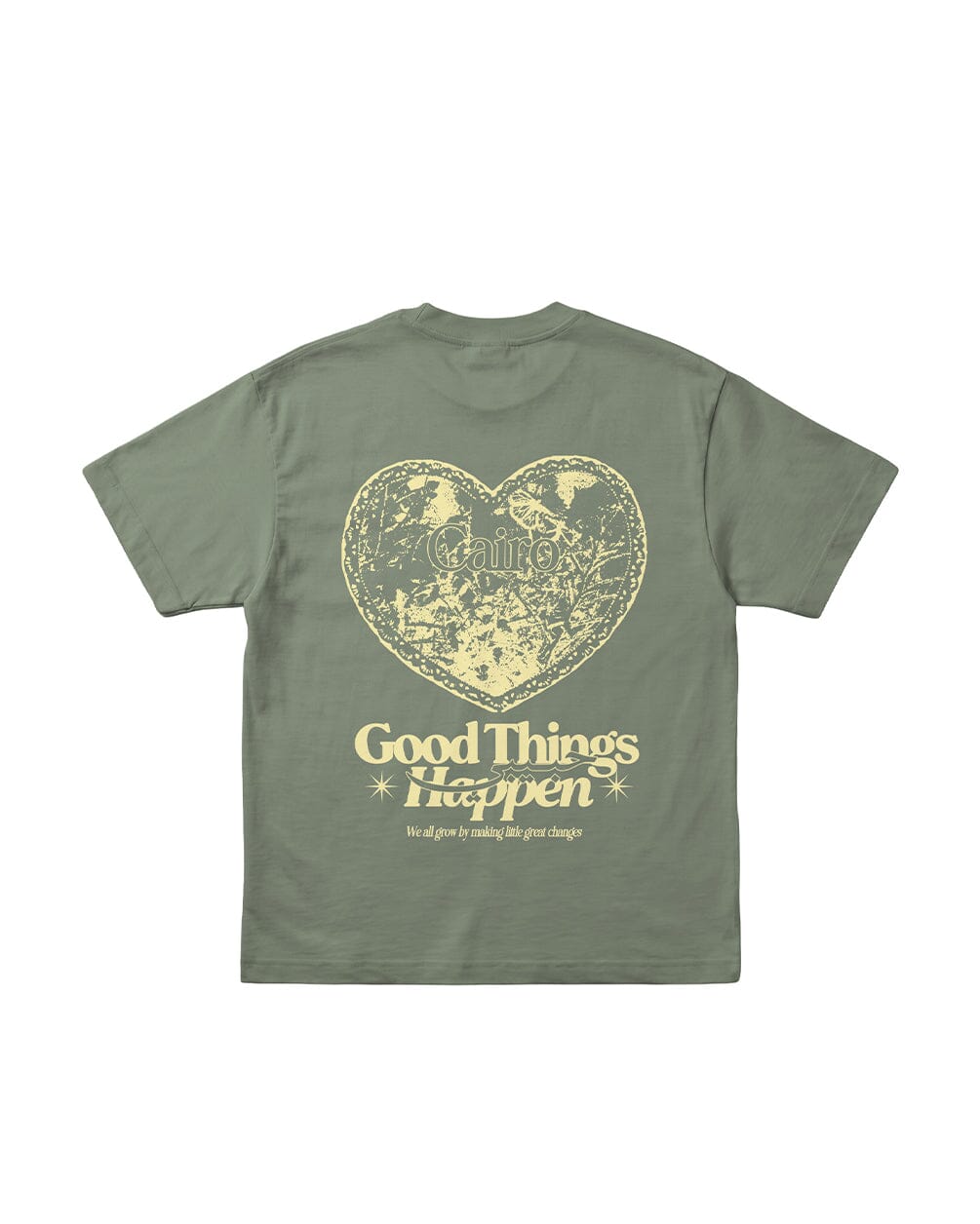Good Things Happen Oversized Tee Printed Oversized Tees IN YOUR SHOE 