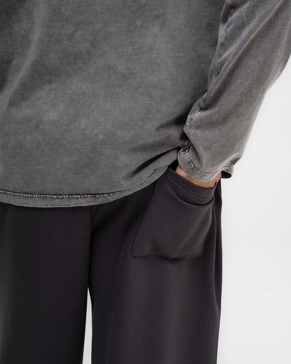 Graphite Wide Leg Swants Swants IN YOUR SHOE 
