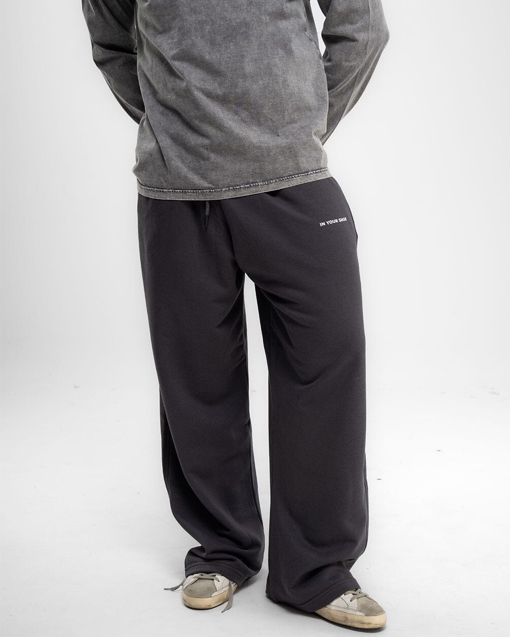 Graphite Wide Leg Swants Swants IN YOUR SHOE 