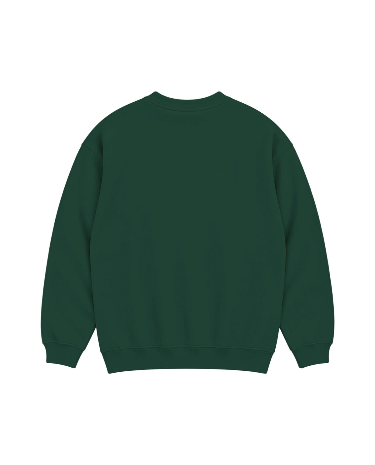 Green Basic Oversized Crewneck Acid Washed Crewnecks IN YOUR SHOE M 