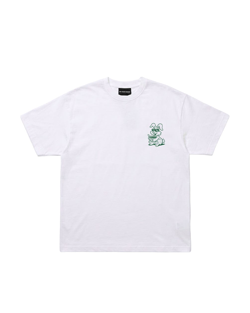 Green Bunny Oversized Tee Printed Oversized Tees IN YOUR SHOE 