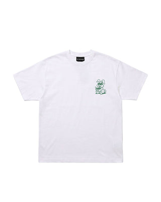 Green Bunny Oversized Tee Printed Oversized Tees IN YOUR SHOE 