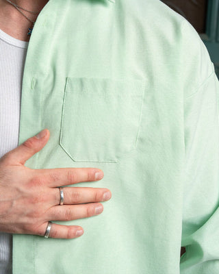 Green Oversized Oxford Shirt Oxford Shirt IN YOUR SHOE 