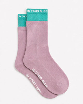 Green Pink Double Layered Neck Socks Neck Socks IN YOUR SHOE 