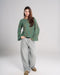 Green Thread Boxy Sweater