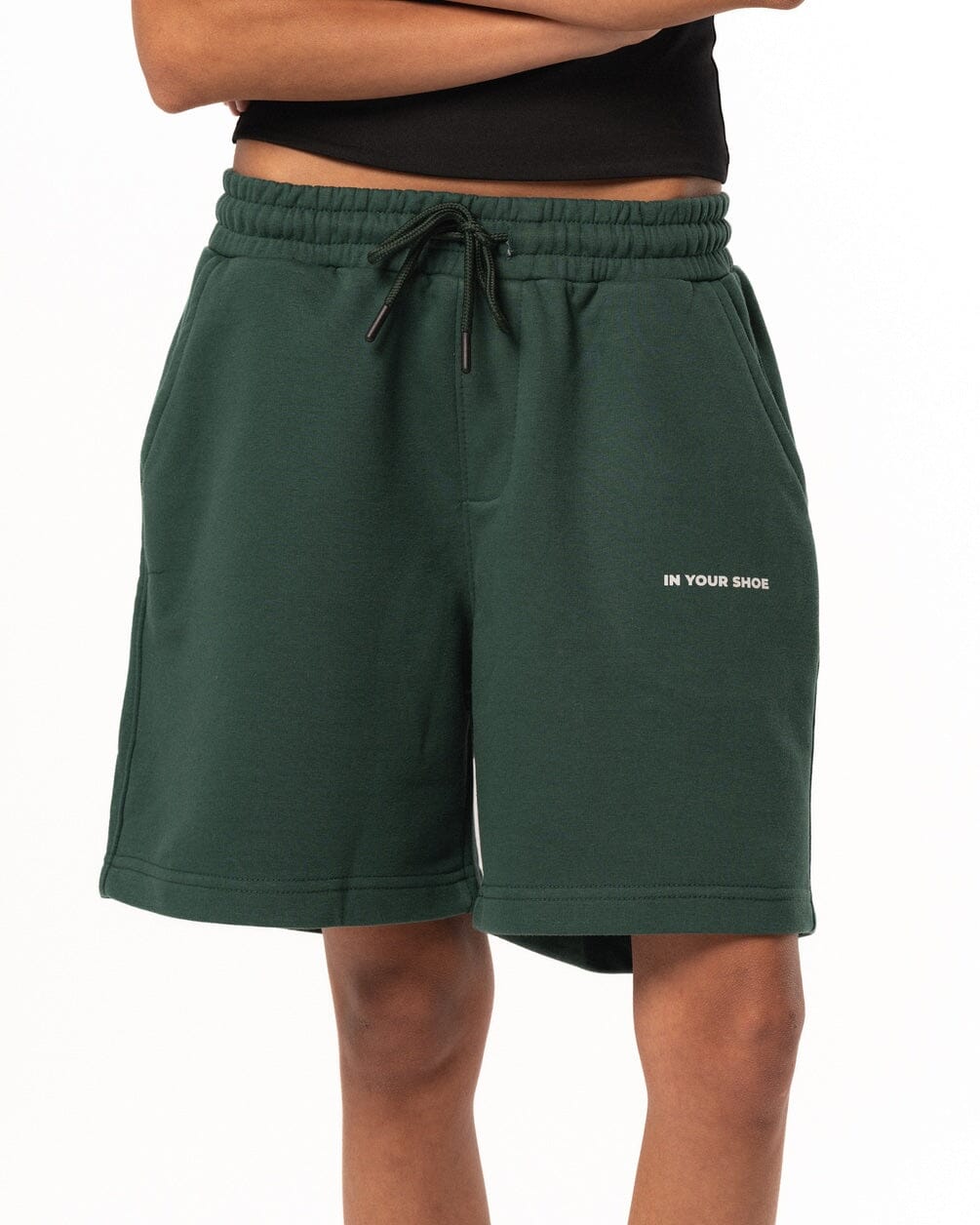 Green Wide Leg Sworts Sworts IN YOUR SHOE L 