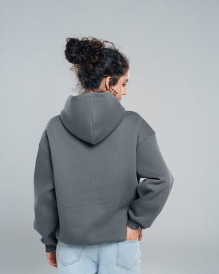 Grey Basic Hoodie Plain Hoodies IN YOUR SHOE 