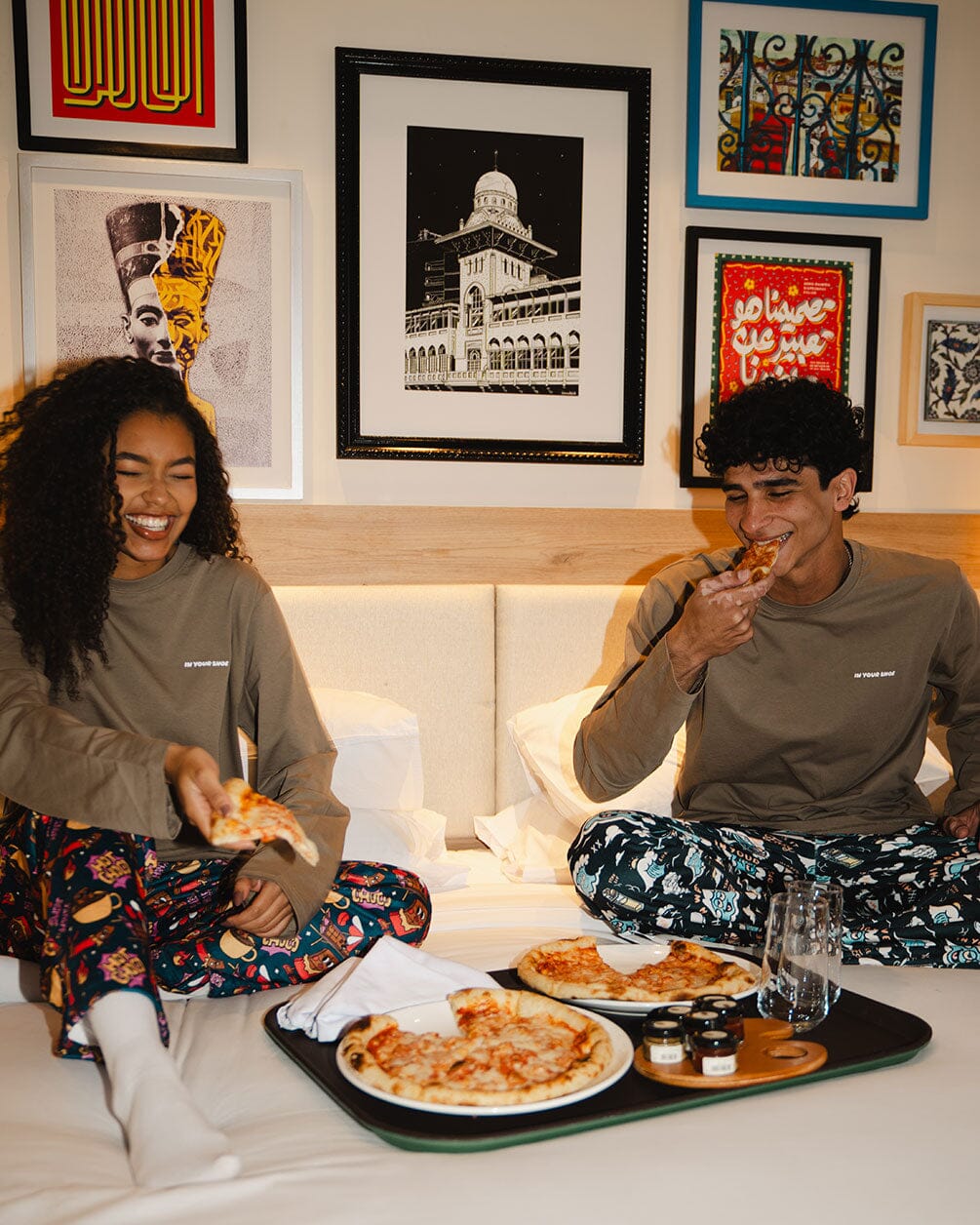 Grey Basic Long Sleeve Tee PJ Tops IN YOUR SHOE M 