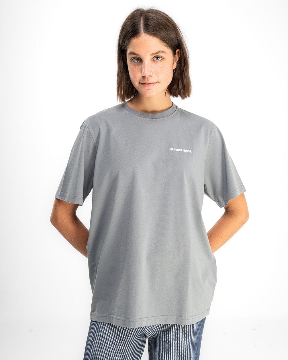 Grey Basic Regular Tee Basic Regular Tee IN YOUR SHOE XL 