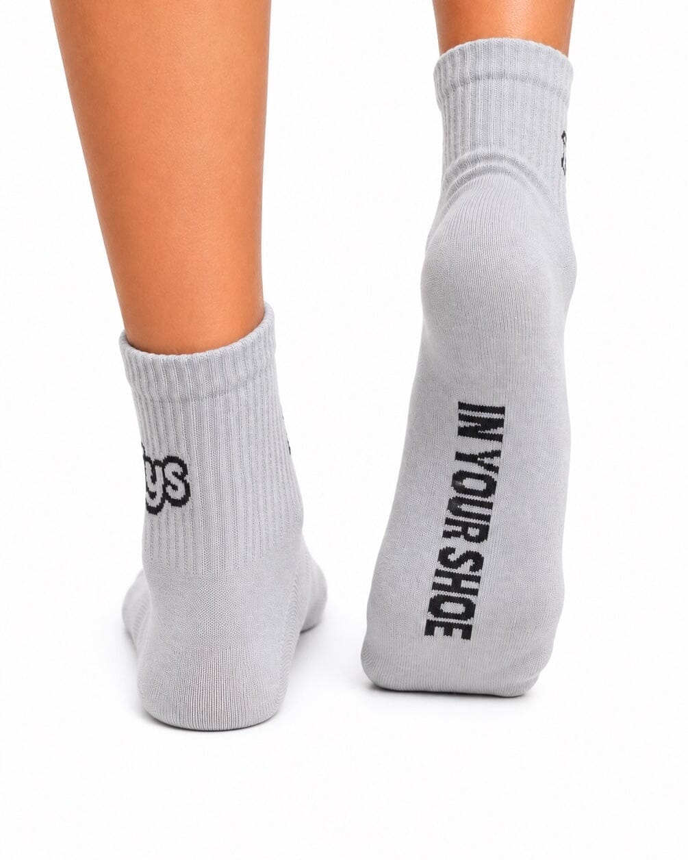 Grey Core Short Socks Short Socks IN YOUR SHOE 