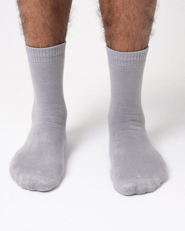 Grey Fluffy Socks