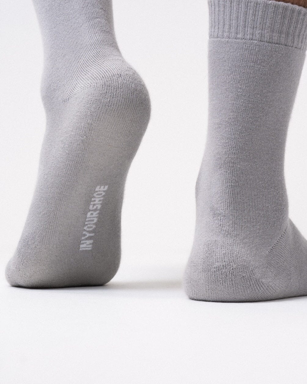 Grey Fluffy Socks Fluffy Socks IN YOUR SHOE 