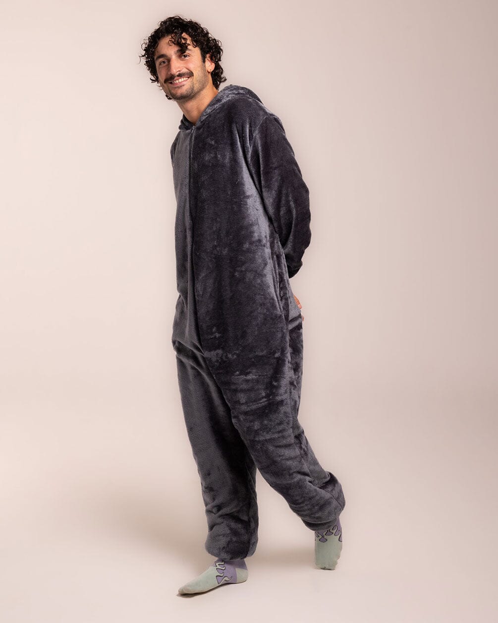 Grey Onesie Onesies IN YOUR SHOE L-XL 