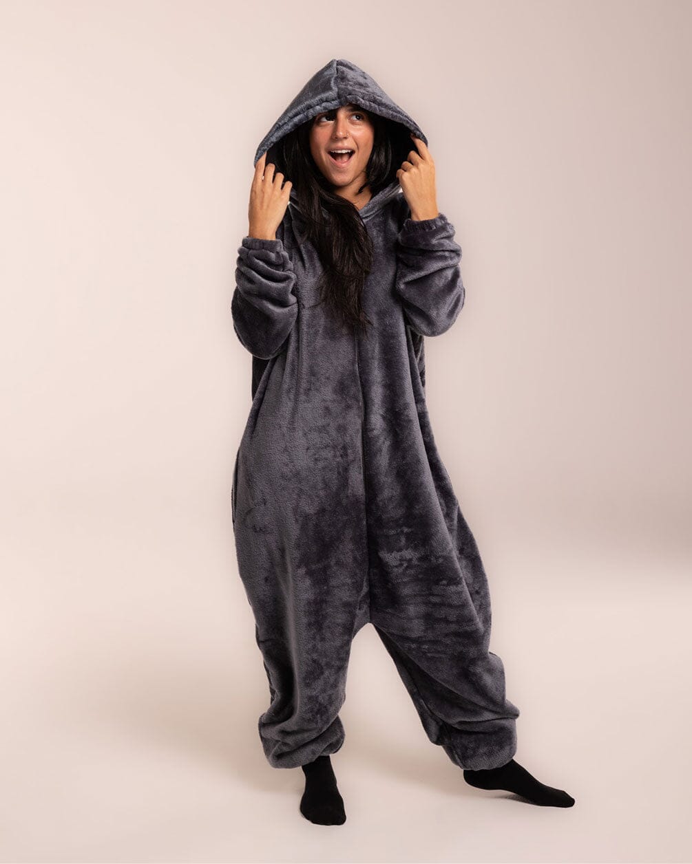 Grey Onesie Onesies IN YOUR SHOE S-M 