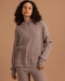 Greige Ribbed Knit Pullover