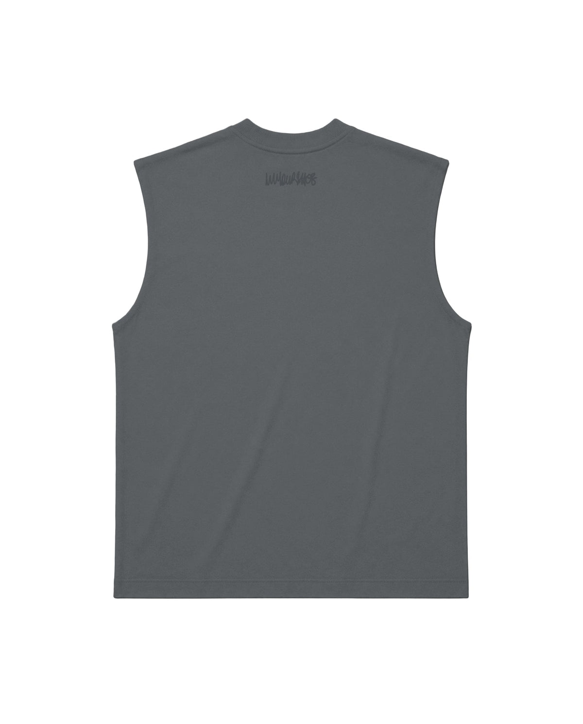 Grey Sleeveless Tee Sleeveless Tees IN YOUR SHOE M 