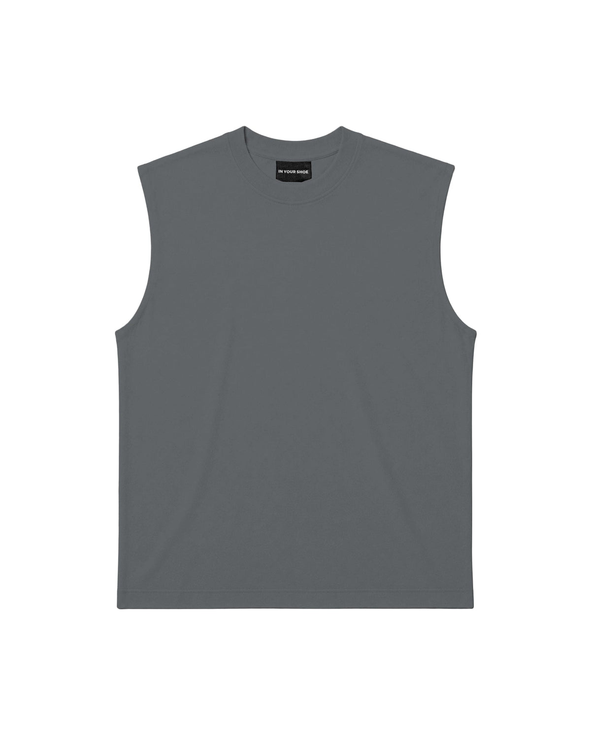 Grey Sleeveless Tee Sleeveless Tees IN YOUR SHOE 