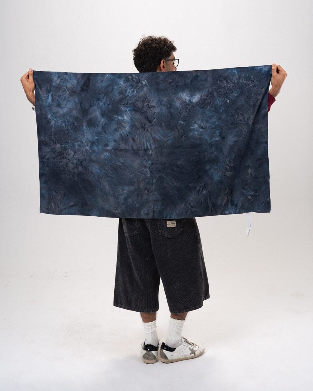 Grey Tie Dye Beach Towel Beach Towels IN YOUR SHOE 