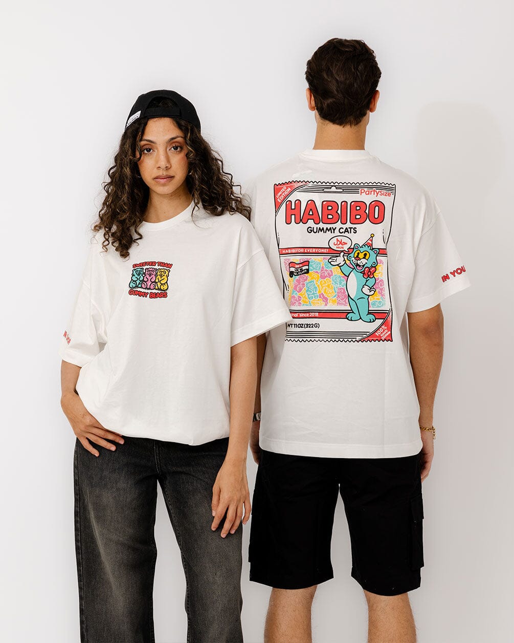 Habibo Printed Oversized Tee Printed Oversized Tees IN YOUR SHOE XL 