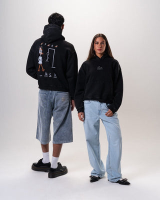 Hangduck Boxy Washed Hoodie Boxy Hoodies IN YOUR SHOE 