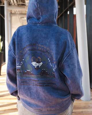 Hated Planet Washed Hoodie Acid Washed Hoodies IN YOUR SHOE 