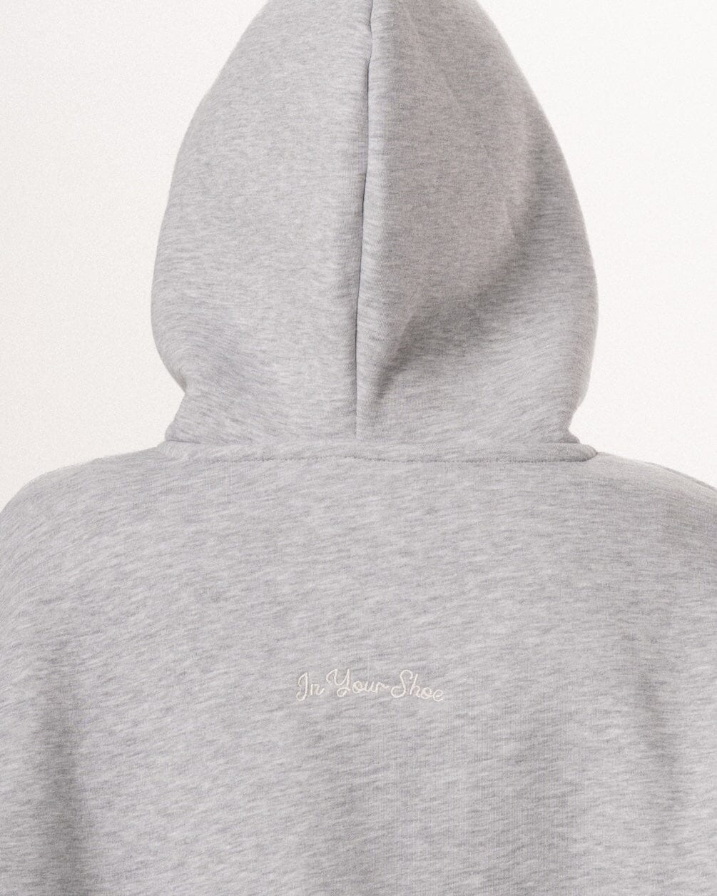 Heather Grey Basic Heavy Boxy Hoodie Plain Hoodies IN YOUR SHOE 