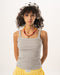 Heather Grey Ribbed Tank Top