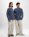 Heather Grey Wide Leg Sweatpants