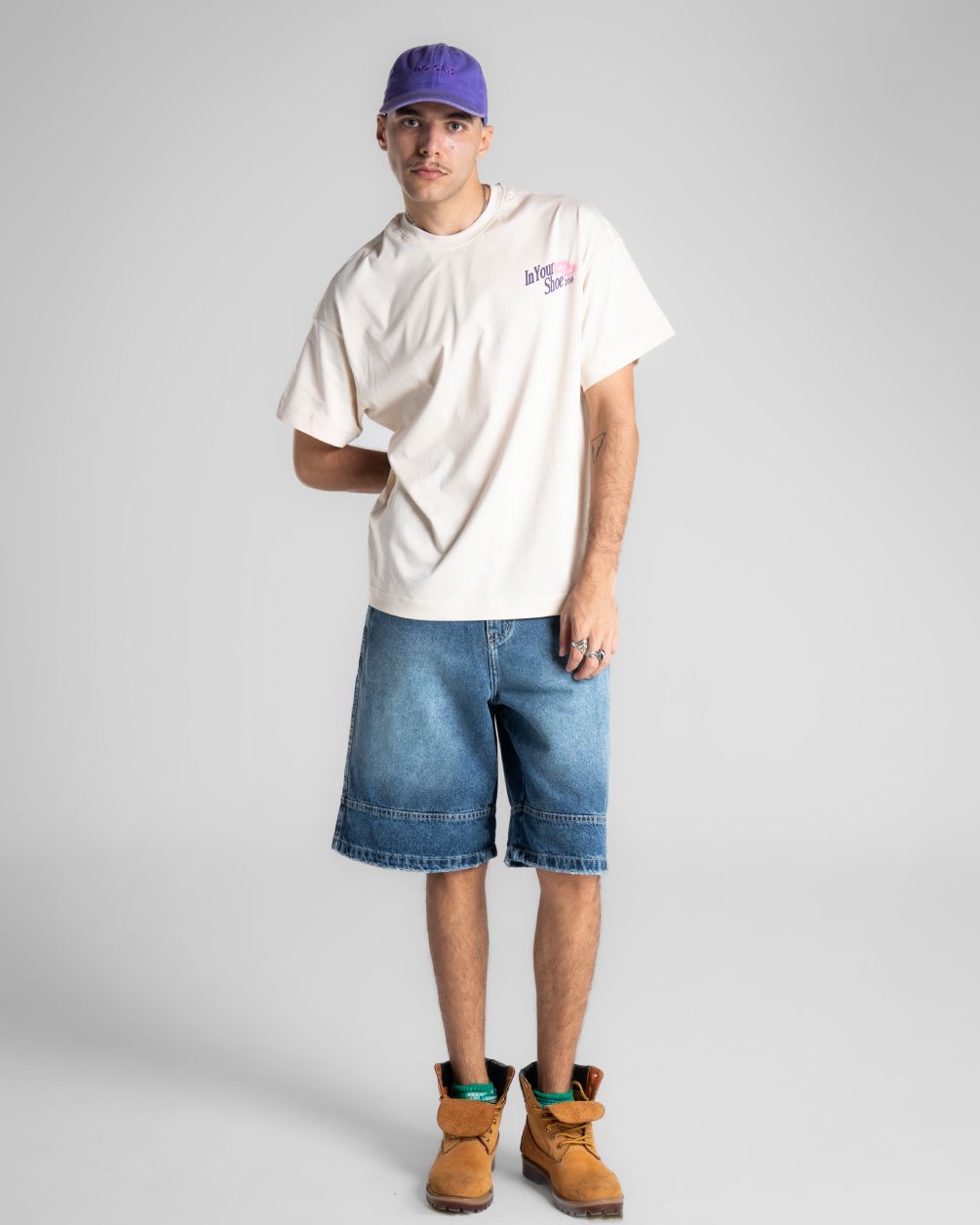 Hometown Oversized Tee Printed Oversized Tees IN YOUR SHOE L 