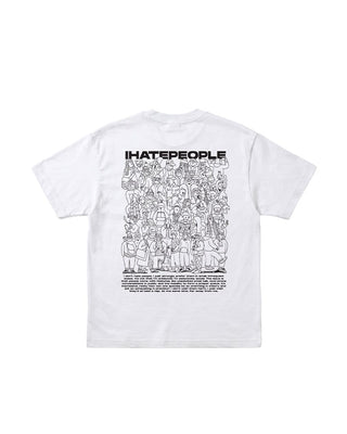 I Hate People Oversized Tee Printed Oversized Tees IN YOUR SHOE 