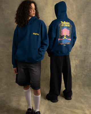 Illusion Of Chaos Hoodie Printed Hoodies IN YOUR SHOE L 