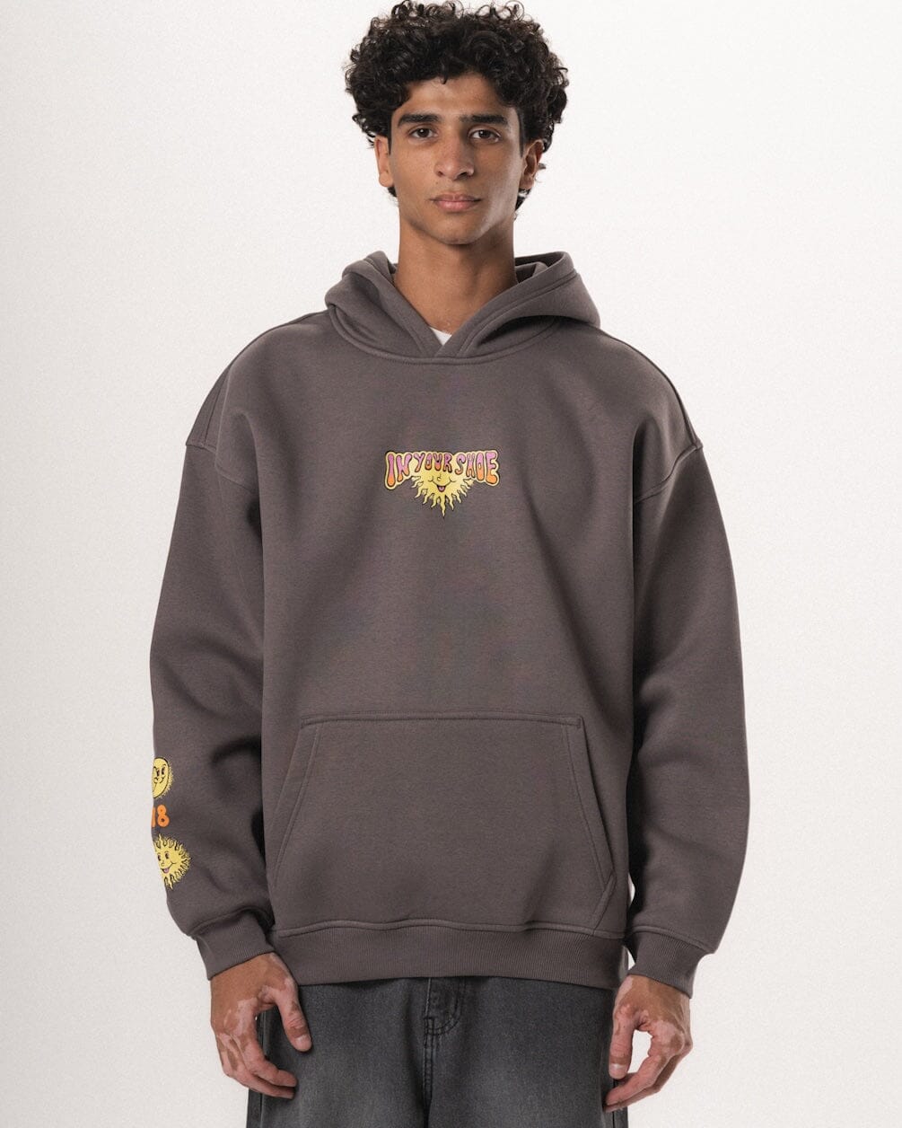Insane Oversized Hoodie Printed Hoodies IN YOUR SHOE L 
