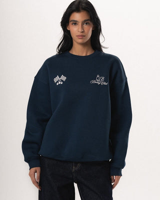 IYS Racing Club Oversized Crewneck Crewnecks IN YOUR SHOE M 