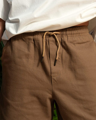 Khaki Gabardine Shorts Gabardine Shorts IN YOUR SHOE 