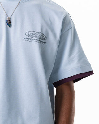 Kherha Fe Gherha Boxy Tee Printed Boxy Tee IN YOUR SHOE 