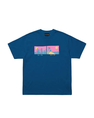 Less City More Sea Oversized Tee Printed Oversized Tees IN YOUR SHOE 