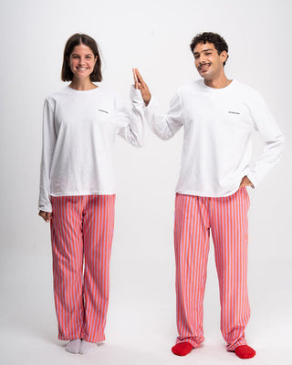 Lilac & Orange Striped Fluffy Pjoys Fluffy Pjoys IN YOUR SHOE S 