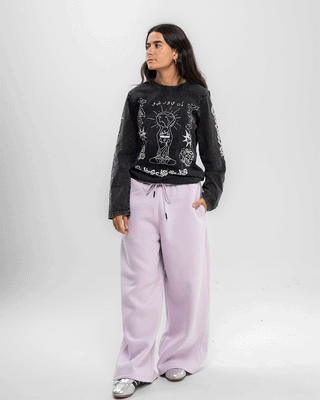 Lilac Super Oversized Swants Swants IN YOUR SHOE S 