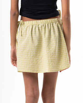 Lime Green Plaid Mini Wrap Flowy Wraps IN YOUR SHOE 