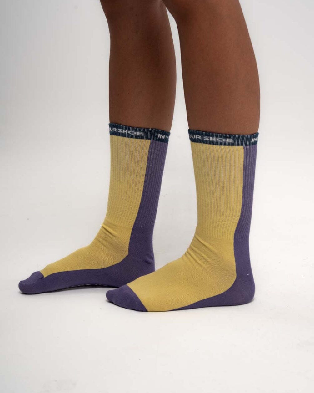 Lime & Purple Neck Socks Neck Socks IN YOUR SHOE 