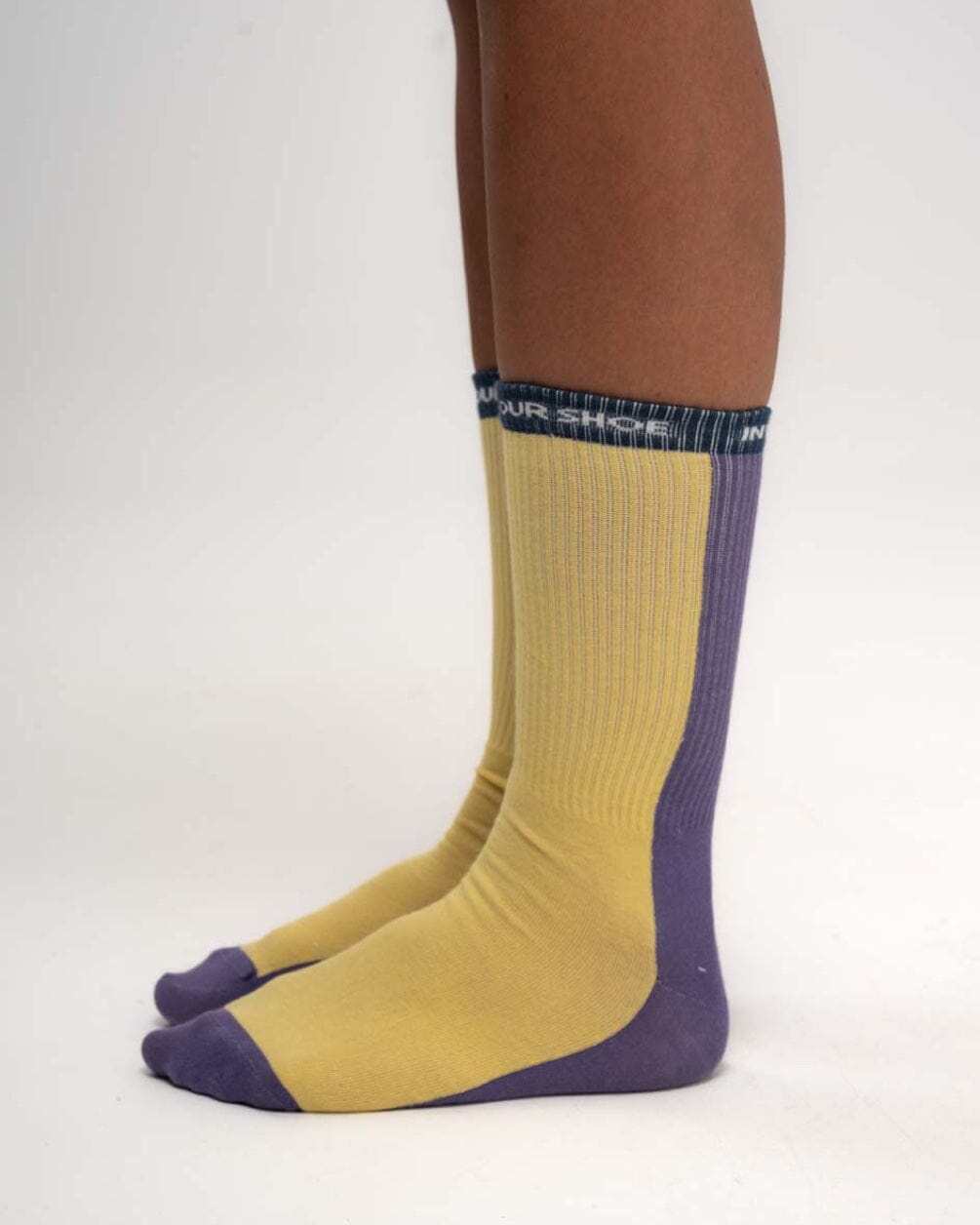 Lime & Purple Neck Socks Neck Socks IN YOUR SHOE 
