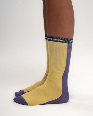 Lime & Purple Neck Socks Neck Socks IN YOUR SHOE 