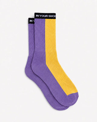 Lime & Purple Neck Socks Neck Socks IN YOUR SHOE 